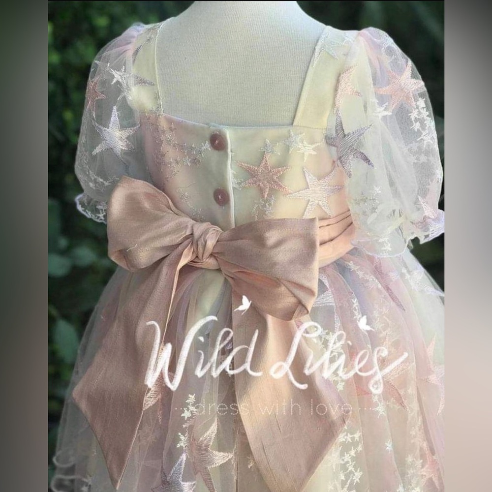 Wild Lilies Designer Dress OOAK